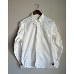 Brooks Brothers Black Fleece x Thom Browne Men's Cut White Oxford Shirt Size BB1